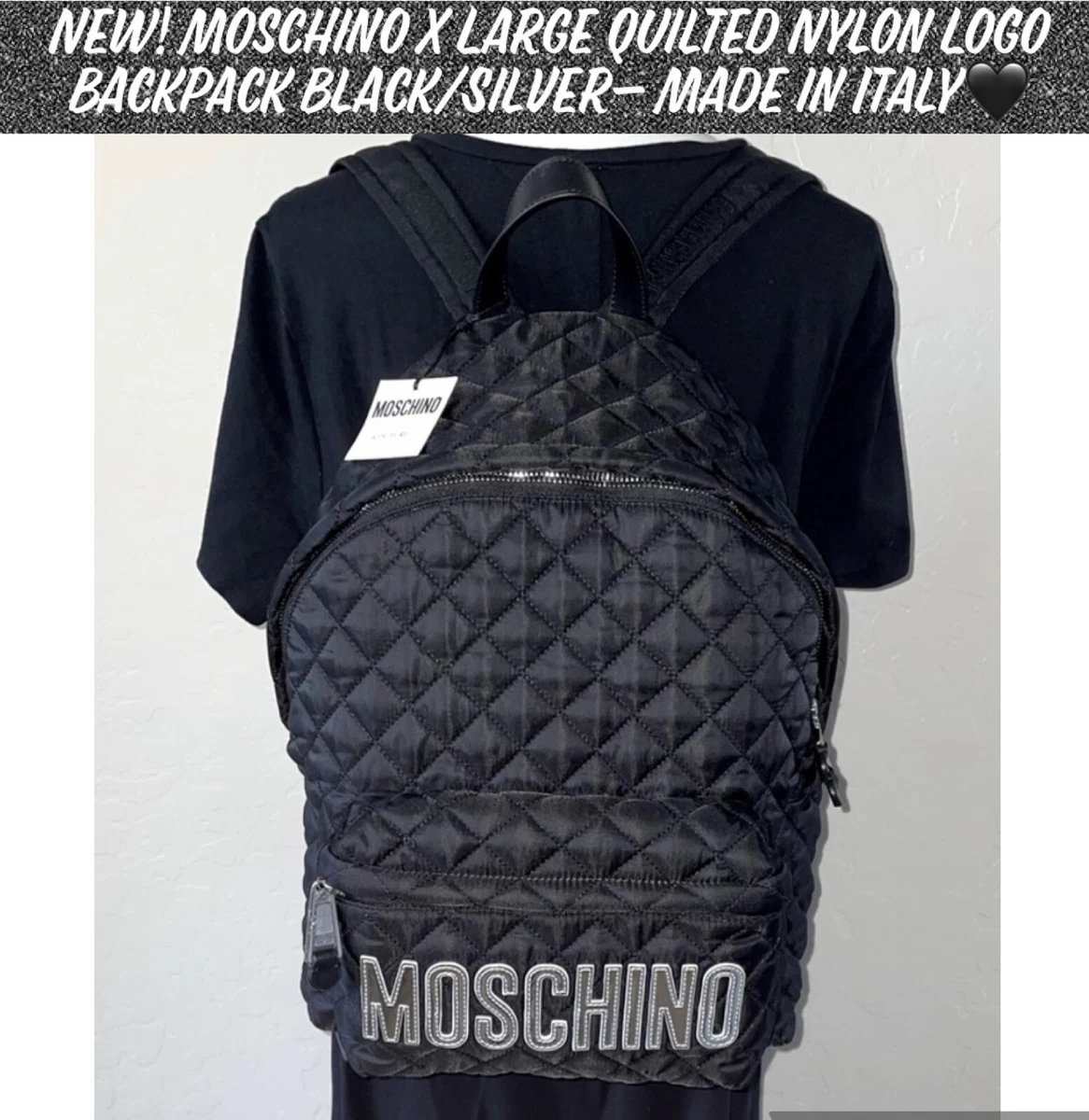 Moschino Large Backpacks for Women for sale | eBay display picture 1