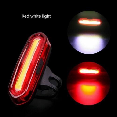 Luz trasera recargable USB recargable para bicicleta 6 modos LED - Imagen 3 de 12
