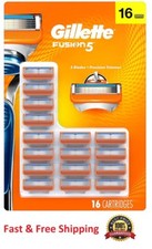 16 GILLETTE FUSION 5 Razor Blades Refill Shaver Cartridges Fit Flex ball Power 8