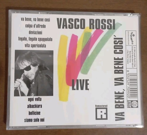 Vasco Rossi - Va Bene, Va Bene Così Live - CD Rimasterizzato Carosello - Foto 2 di 2