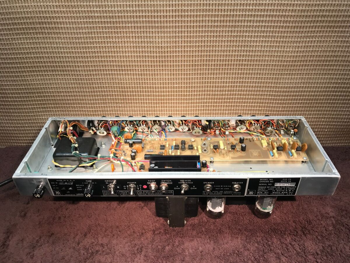 Music Man Vintage Amplifier Amp 210-75 Combo | eBay Music Man Vintage Amplifier Amp 210-75 Combo | eBay