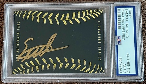 Samuel Basallo Signed Signature Card Orioles #1 Prospect PSA/DNA Certified Auto!