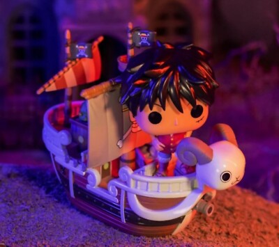 Funko POP RIDES One Piece Luffy con Going Merry 111# Colección de figuras de vinilo Edición Funko POP RIDES One Piece Luffy con Going Merry 111# Colección de figuras de vinilo Edición