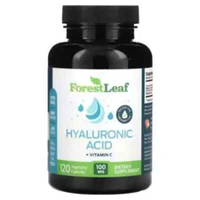Forest Leaf Hyaluronic Acid 100 mg 120 Vegetable Capsules 04/26