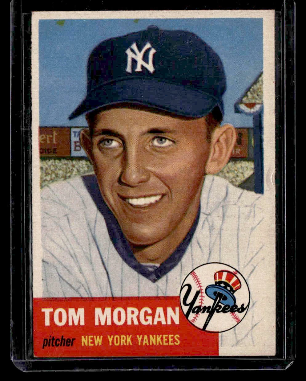 Tom Morgan trading card