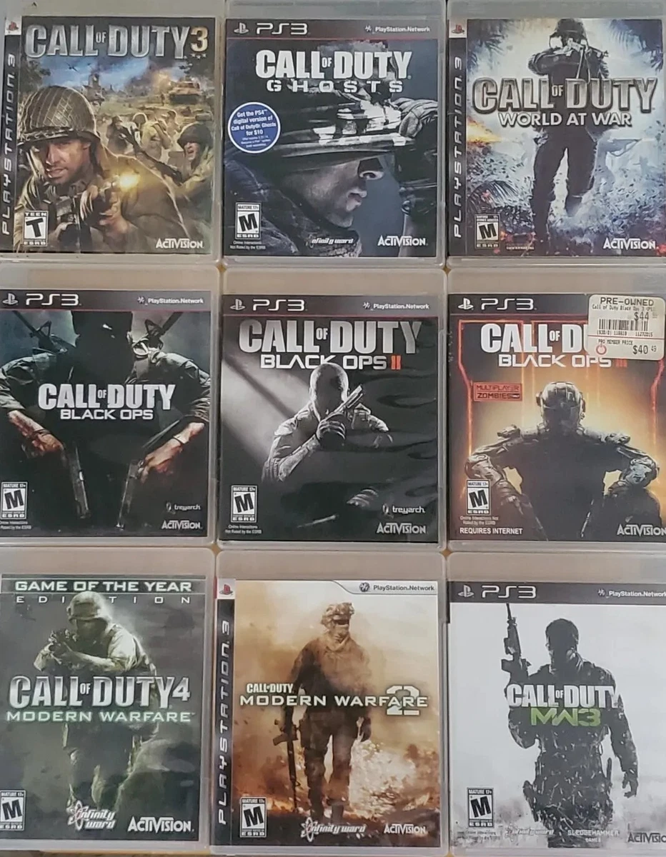 Call of on sale duty ps3 online