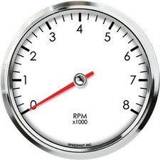 Speedhut L45-tc3-leg 4-12 Tachometer 8k Rpm Dash Mount