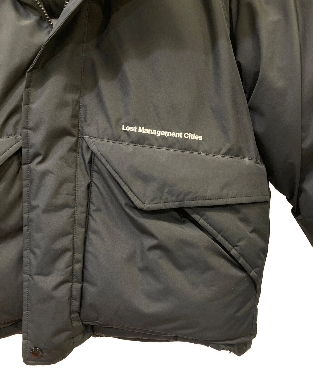 LMC Down Jacket Men's Size M Black - product detail image 4