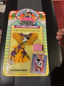 vintage 1986 Shillman "Mickey & Pals" fashion doll outfit labeled "Funwear"