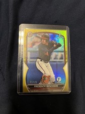 2023 Bowman 1st Edition #BPPF-35 Frederick Bencosme Yellow Foil #/75