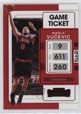 2021-22 Panini Contenders Game Ticket Red Nikola Vucevic #66 0yk6