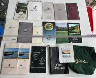 Vintage Golf Course Yardage Guide Book Lot Troon Grayhawk Nicklaus Hilton Head