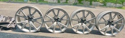 Audi A7 OEM Rims 19 inch Set of 4 w/Audi Brand Tire Covers & Bolt Covers 5x112
