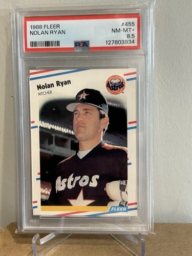 1988 Fleer - Nolan Ryan #455 PSA 8.5