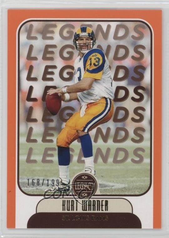 2021 Panini Legacy Legends Orange 168/199 Kurt Warner #102 HOF 1ql