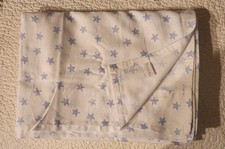 NWOT Coastal Collection Hillcrest Starfish 100 Cotton Beach Ocean Flat Sheet