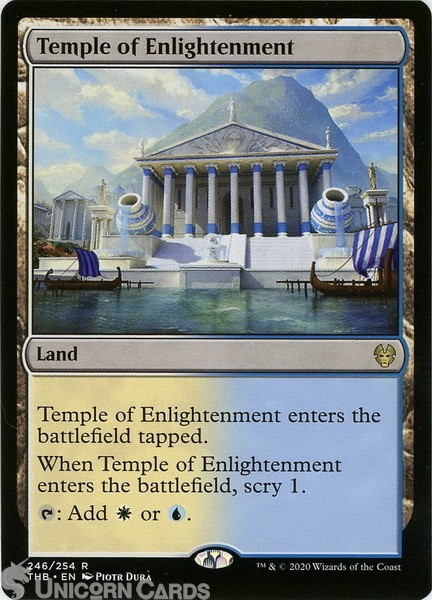 Temple of Enlightenment Rare Mint MTG Card :: Challenger Decks 2020 ::