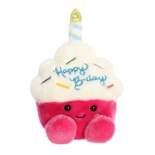 Aurora Palm Pals Sparkle Birthday Cupcake Stuffed Toy - 5-Inch Plush