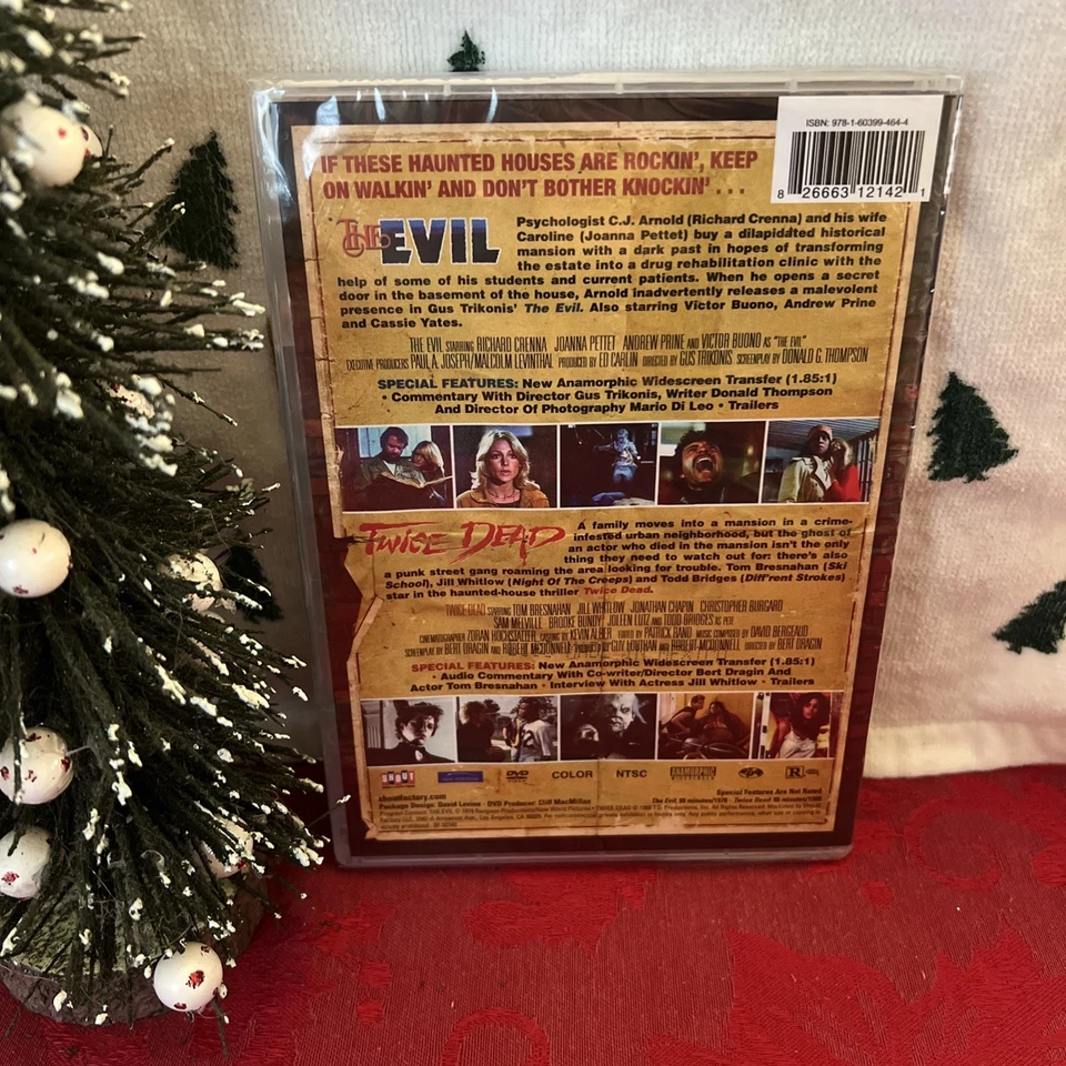 The Evil / Twice Dead Double Feature (DVD) Roger Corman‘s Cult Classics ~BNS~ - Image 2 of 2