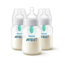 Philips Avent 3pk Anti-Colic Bottle with AirFree Vent - Clear - 9oz