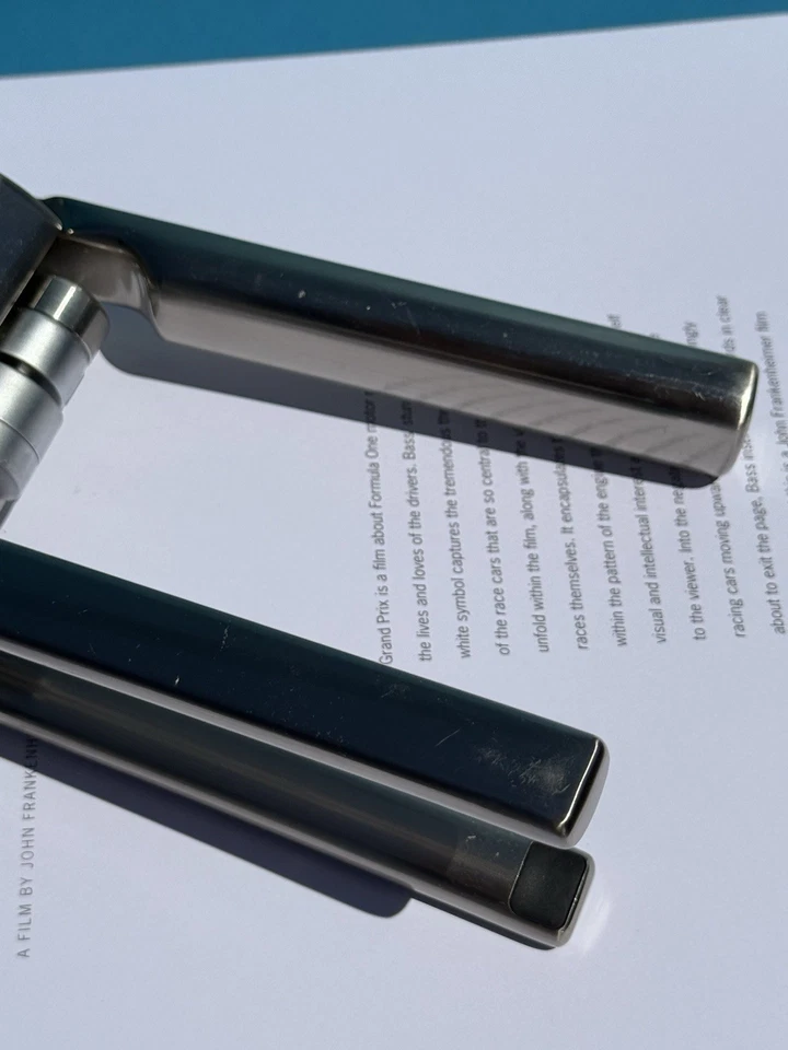 Le Creuset Advanced Lever Corkscrew Set Boxed Antique Chrome Wine EUC - Image 3 of 4