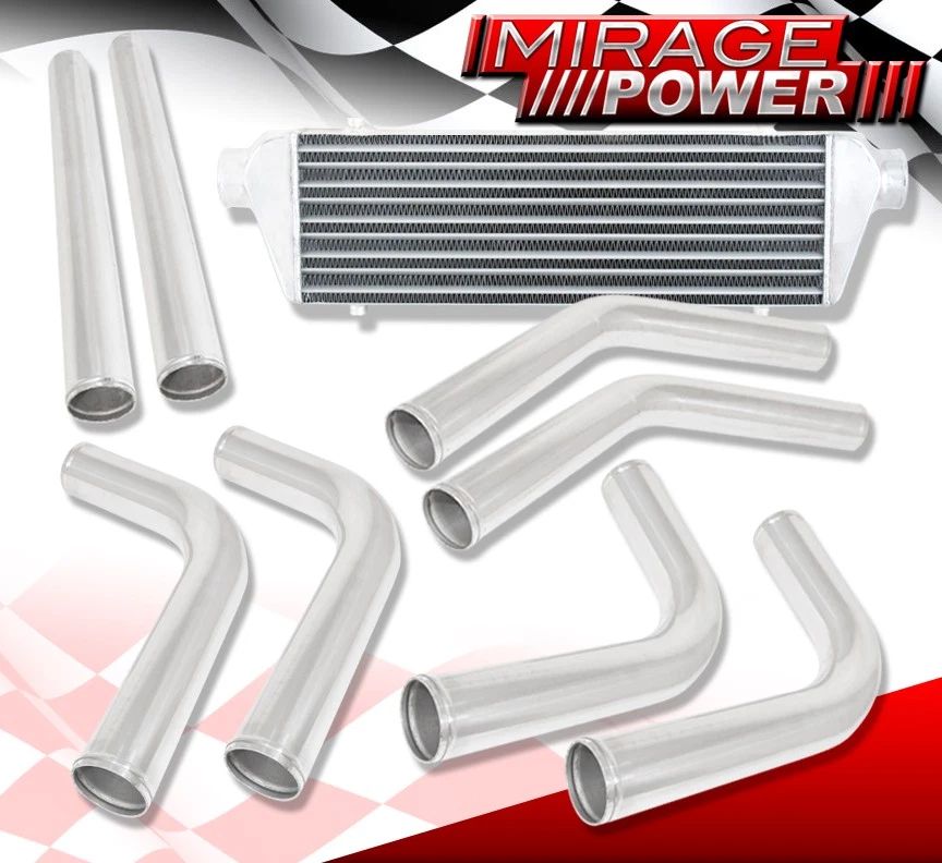 Turbo Charger Intercooler Fmic + 64MM Piping Kit + Couplers + Stainless Clamps - Изображение 2 из 4