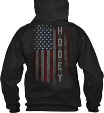 Hooey Family American Flag - Gildan Hoodie Sweatshirt