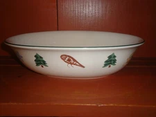PFALTZGRAFF -SNOWBEAR - OVAL SERVING BOWL  -10 X 7 1/4" -XLT. VINTAGE - USA