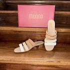 Munro Women's Shoes Brown Suede Adrianne Sandals Size 10WW — photo 1