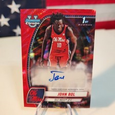 2025 Bowman Chrome U - John Bol #31 - Red Wave refractor Auto /45