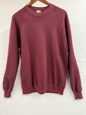 Vintage Jerzees Men's Red Pullover Sweater Made in USA XL