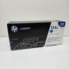 HP 124A Cyan Original LaserJet Toner Cartridge - Q6001A NEW SEALED