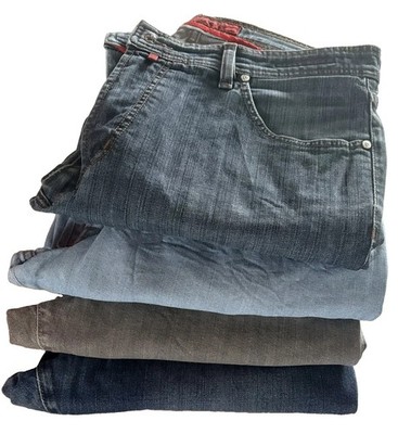 4 X ORIGINAL PIERRE CARDIN JEANS - DEAUVILLE - W36 / L32 - GETRAGEN - NP 516,-  