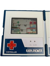 Vintage 1983 Nintendo RAIN SHOWER Game & Watch Multi Screen Handheld