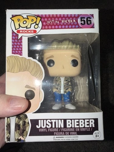 Funko POP! Rocks- Justin Bieber (DAMAGED) Plastic Torn.