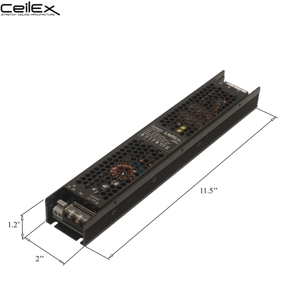 Transformador LED TRIAC regulable 24V 300W IP20 ETL listado Foto 2 de 4
