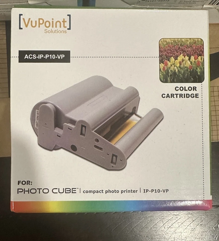 Lote de 3 cartuchos de color VuPoint Solutions ACS-IP-P20-VP para impresora de cubo de fotos Foto 2 de 3