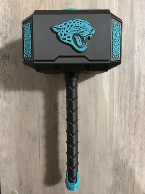 Eclipse Football Jaguars Themed Mjolnir Thor's Hammer