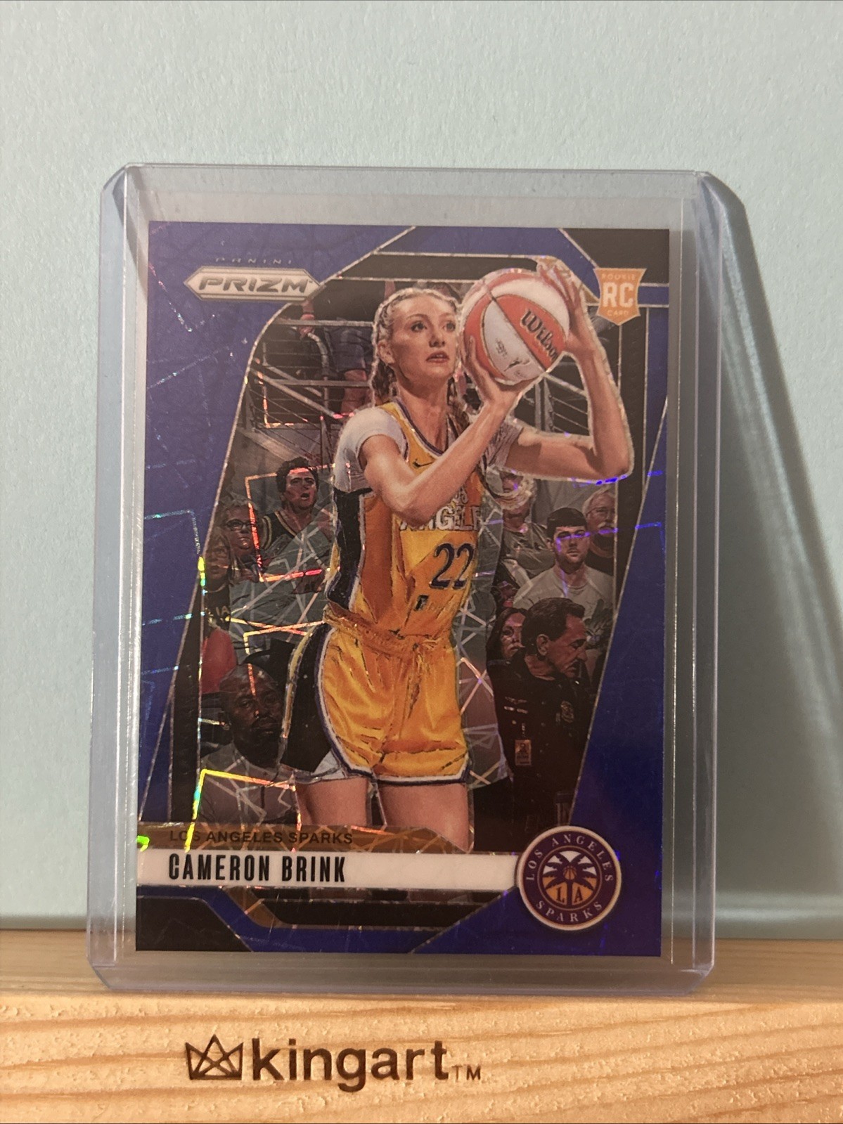 2024 Panini Prizm WNBA - Cameron Brink #127 Blue Velocity Prizm (RC)