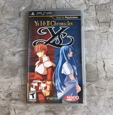 Ys: I &II Chronicles Sony PSP Case + Manual Authentic (No Game) XSEED Falcom