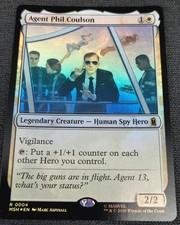 Magic the Gathering MTG: Marvel's Super Heroes Agent Phil Coulson #0004 FOIL