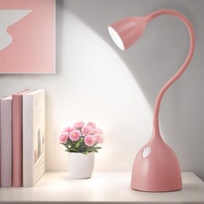 Gooseneck Desk Lamp 360 LED Flexible Reading Light Small Desk Lamps for Smal...