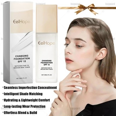 Colour Changing Foundation Medium Full Coverage Concealer BB Cream&CC Concealer