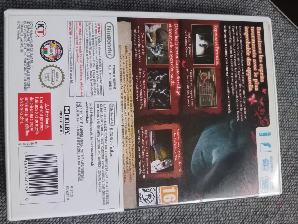 jeu complet PAL FRA Nintendo WII PROJECT ZERO 2 - Bild 3 von 4