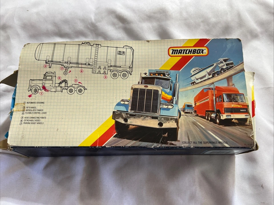 Matchbox SuperKings K-127 Peterbilt Getty Tanker Truck MIB - Image 2 of 4