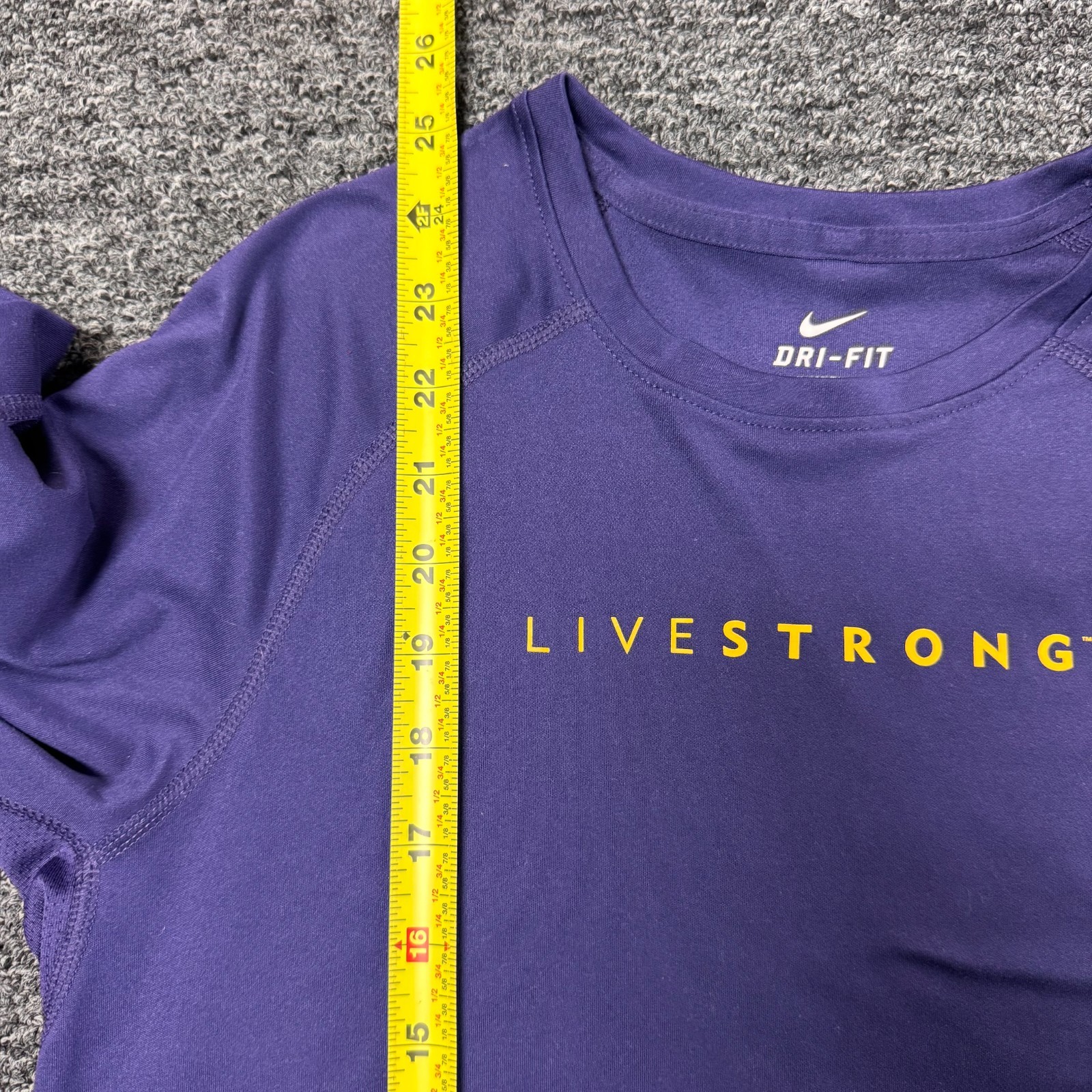 Nike Live Strong Athletic Pullover Performance Ru… - image 4