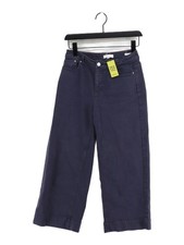 Joules Women's Jeans UK 8 Blue Cotton with Elastane Straight