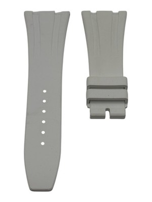 Audemars Piguet White Rubber Strap for Royal Oak 26 mm x 18 mm NEW Audemars Piguet White Rubber Strap for Royal Oak 26 mm x 18 mm NEW