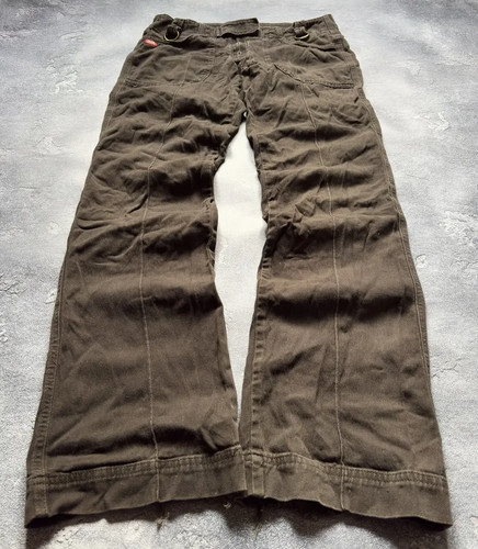 Crazy Vintage 00s Miss Sixty Y2K Grunge Military Bootcut Flared Pants Size 31