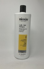 Nioxin System 1 Shampoo Normal to Thin Hair 33.8 oz, Packaging May Vary
